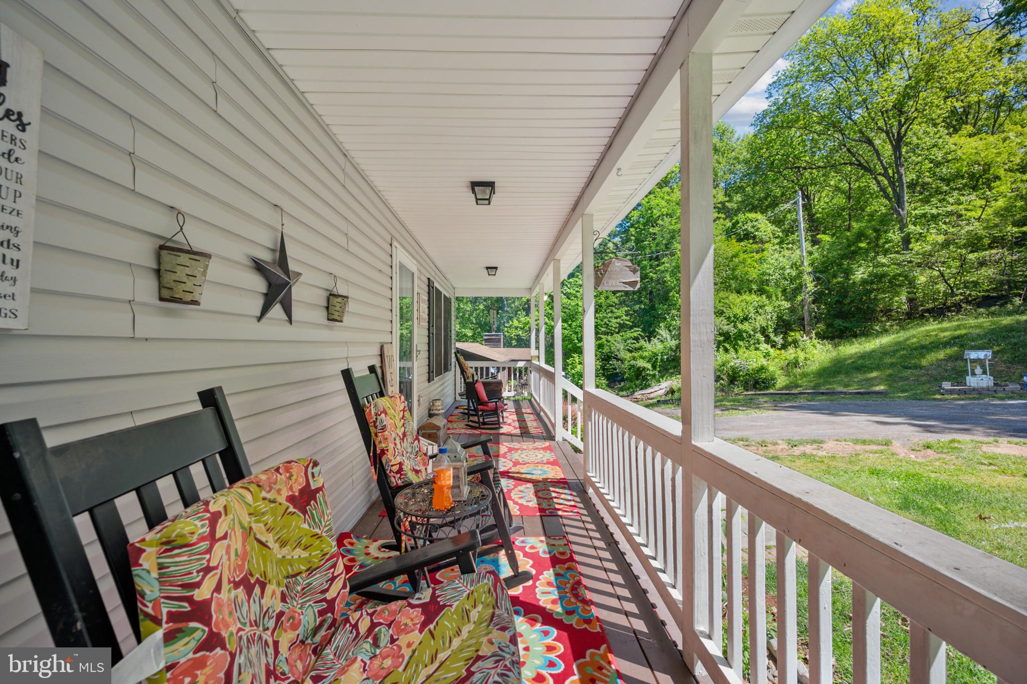 407 Freeze Road Linden, VA 22642 - Photo 7 of 28 Charming porch with scenic views.