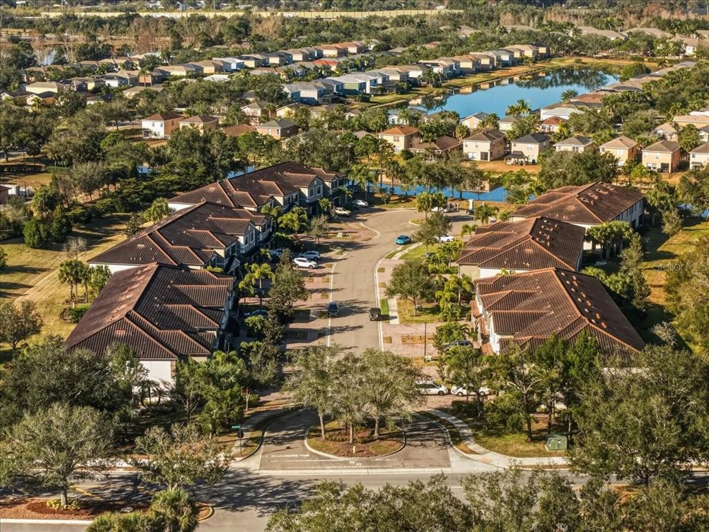 7224 Ketch Place Bradenton, FL 34212 - Photo 55 of 70 an aerial view of residential building and parking space