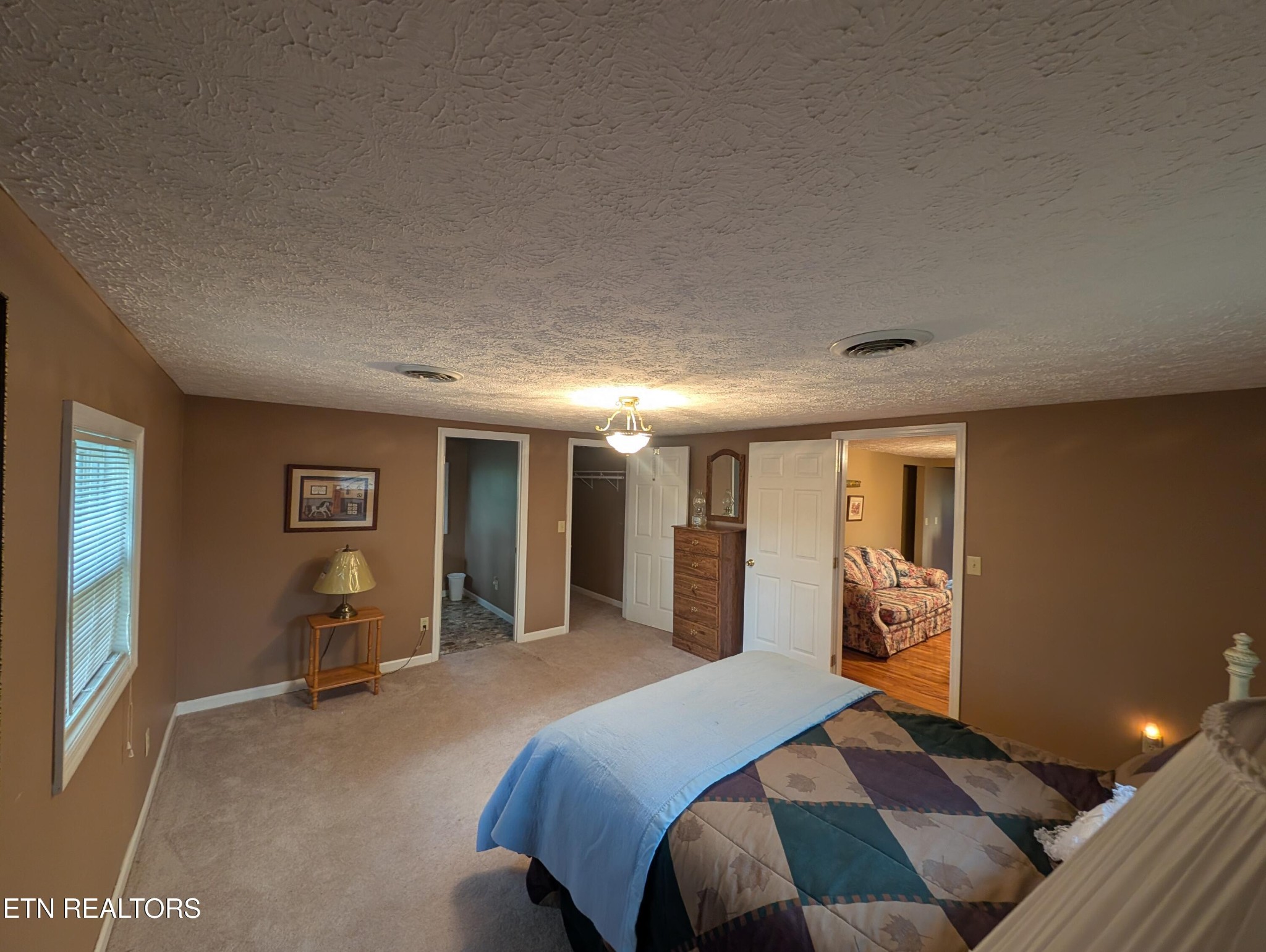 1729 Roslin Road Jamestown, TN 38556 - Photo 28 of 49 a spacious bedroom with a bed and a large mirror