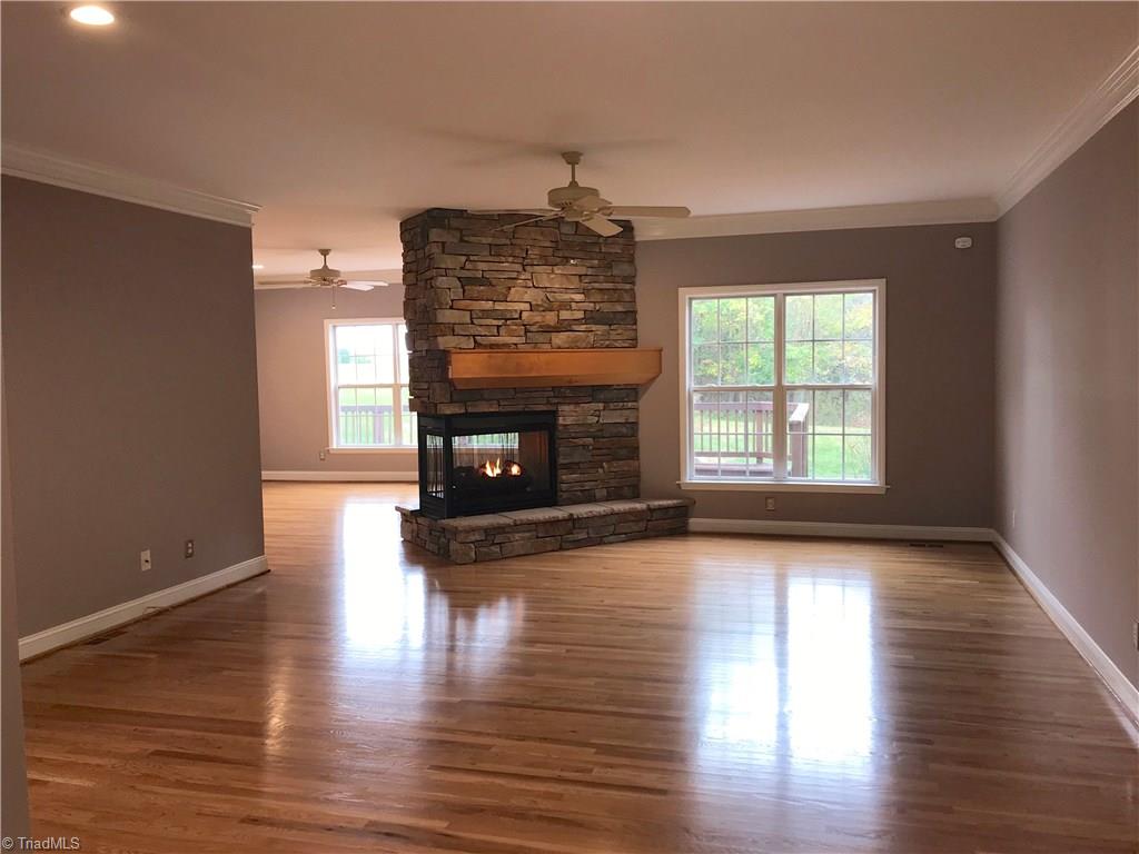 135 Old March Road Advance, NC 27006 - Photo 5 of 26 Stunning Stone Gas Fireplace