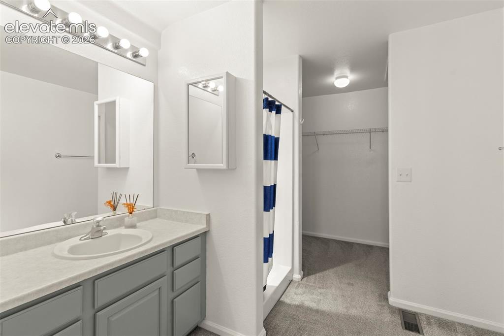 1563 Monterey Road, Unit D Colorado Springs, CO 80910 - Photo 10 of 22 a bathroom with a sink and a mirror