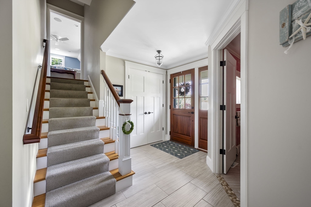 25 Mohawk Way Cohasset, MA 02025 - Photo 18 of 34 a view of entryway and hall with wooden floor