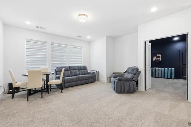 a livingroom with furniture