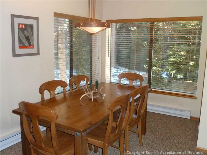 765 Columbine Road, Unit 101 Breckenridge, CO 80424 - Photo 4 of 9 Dining Room.