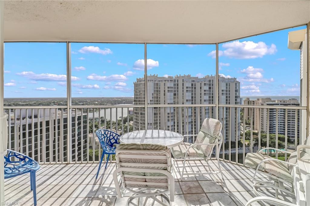 4041 Gulf Shore Boulevard North, Unit PH4 Naples, FL 34103 - Photo 34 of 35 a view of balcony with a potted plant