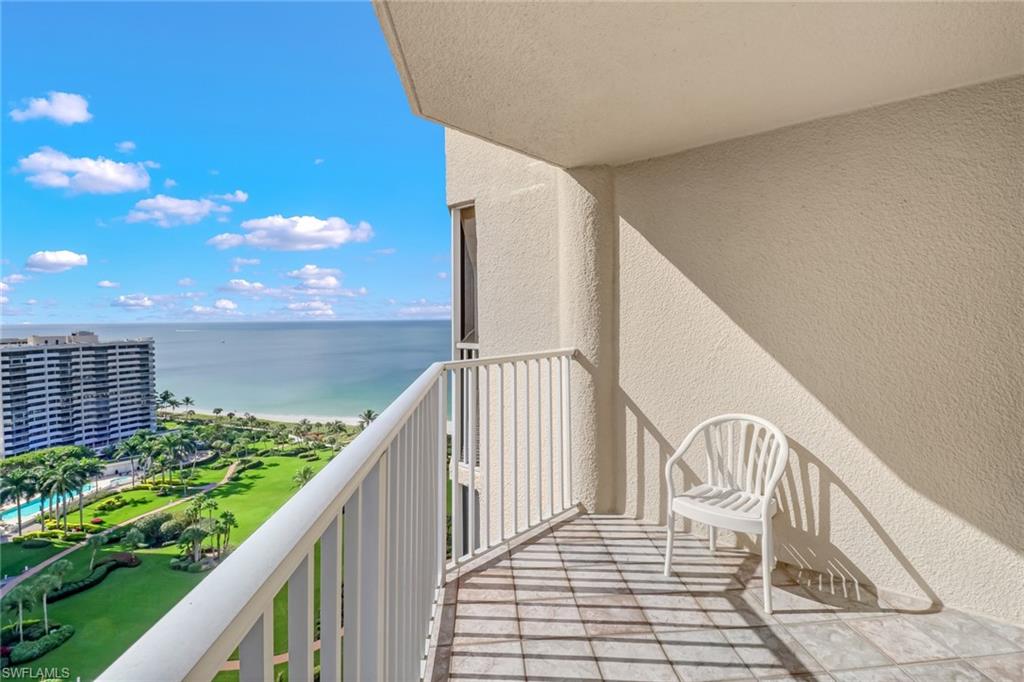 4041 Gulf Shore Boulevard North, Unit PH4 Naples, FL 34103 - Photo 4 of 35 a view of balcony with furniture