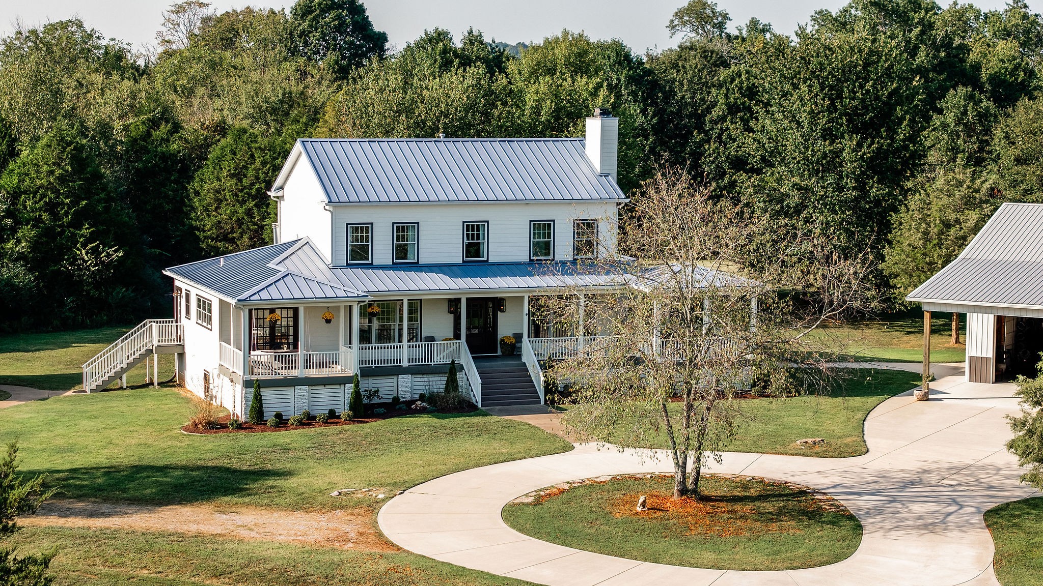 6238 Arno Road Franklin, TN 37064 - Photo 3 of 59 a aerial view of a house with a yard balcony and tree