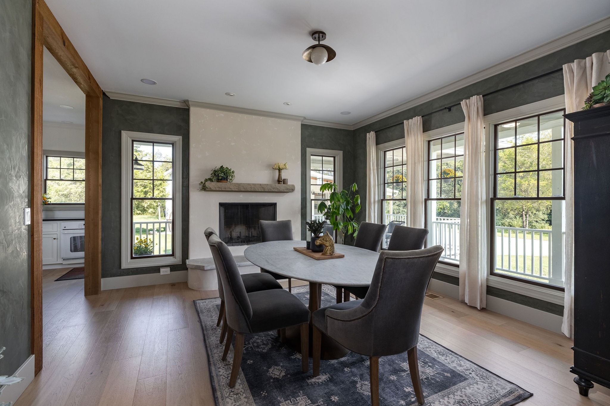 6238 Arno Road Franklin, TN 37064 - Photo 31 of 59 a dining room with furniture window wooden floor