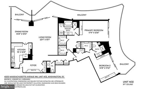 $1,300,000 | 4200 Massachusetts Avenue Northwest, Unit 402, Washington, DC 20016