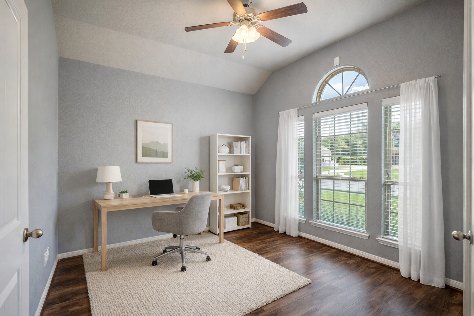 5319 Claymore Meadow Lane Spring, TX 77389 - Photo 6 of 34 a workspace with furniture hardwood and a window