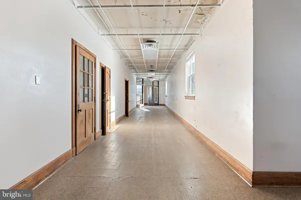 a view of a hallway