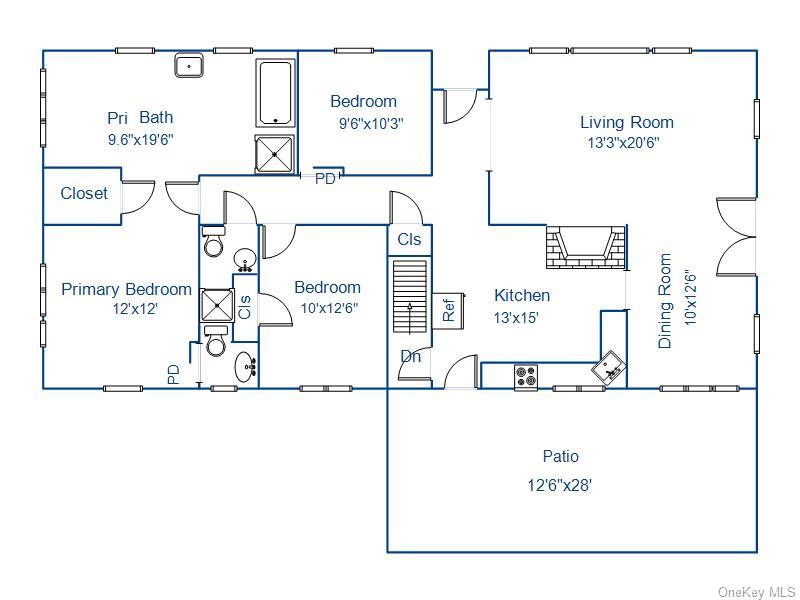 27 Reed Road Wappingers Falls, NY 12590 - Photo 40 of 41 FIRST FLOOR FLOOR PLAN