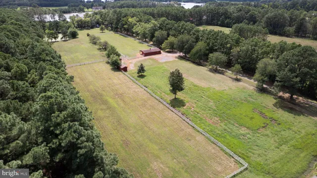 a view of a lake with outdoor space
