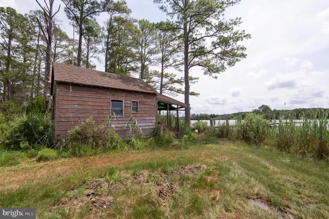 a house view with a backyard space