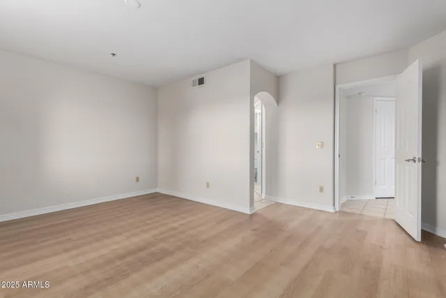 a view of an empty room