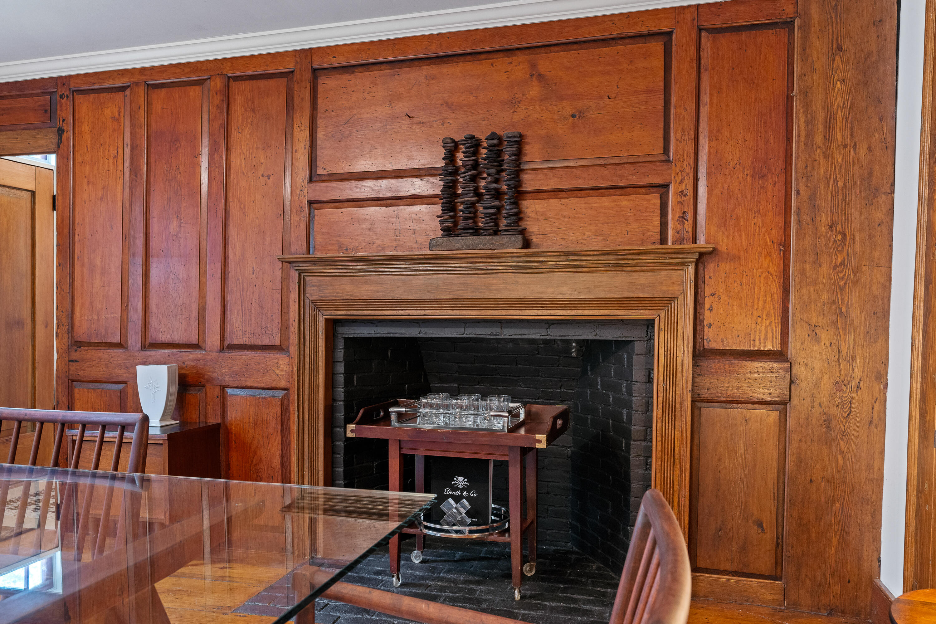 591 Cundy's Harbor Road Harpswell, ME 04079 - Photo 33 of 59 Woodwork in Dining room