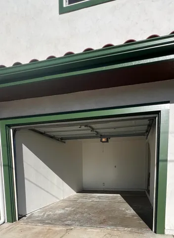 a close view of closet