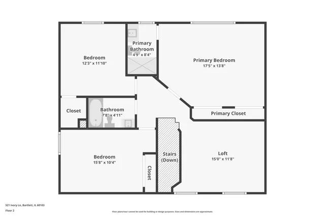 $449,900 | 521 Ivory Lane, Bartlett, IL 60103