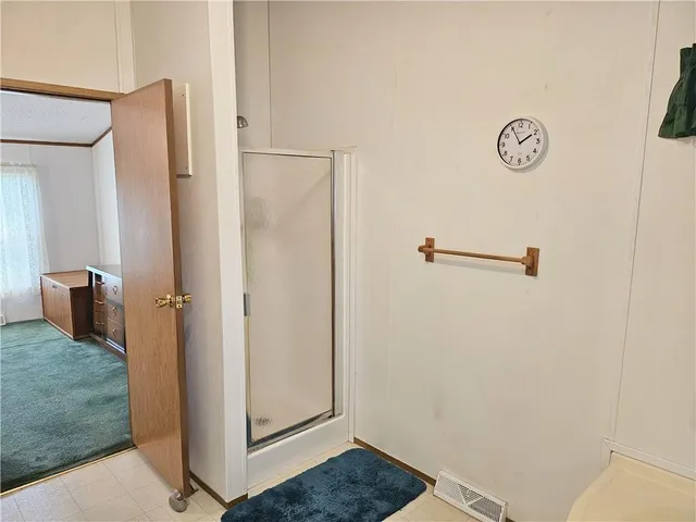 a view of a walk in closet