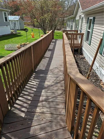 a view of deck with patio