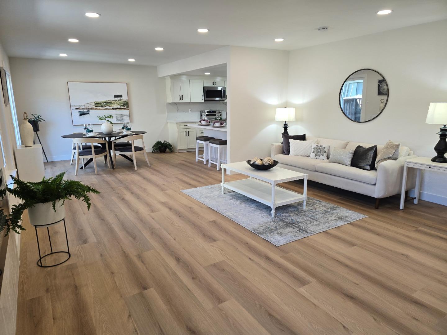 3575 Lehigh Drive, Unit 25 Santa Clara, CA 95051 - Photo 3 of 29 a living room with furniture and wooden floor