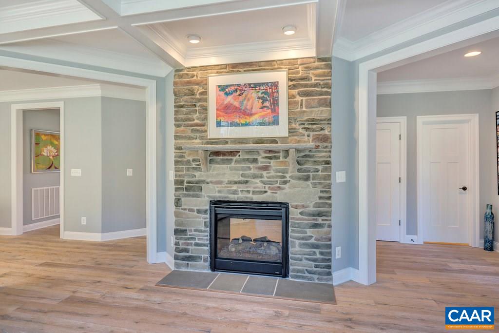 2134 Ridgetop Drive Charlottesville, VA 22903 - Photo 11 of 49 a living room with furniture a fireplace and a wooden floor