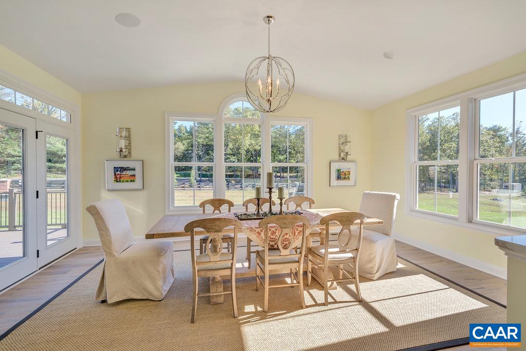 2134 Ridgetop Drive Charlottesville, VA 22903 - Photo 16 of 49 a view of a dining room with furniture window and outside view