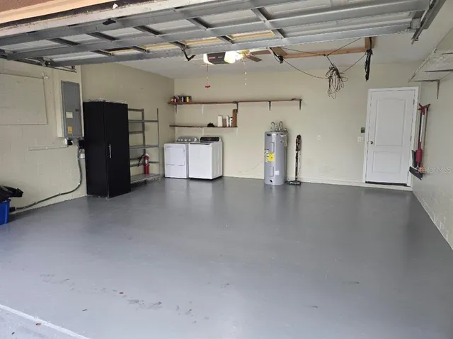 a view of a storage in a room