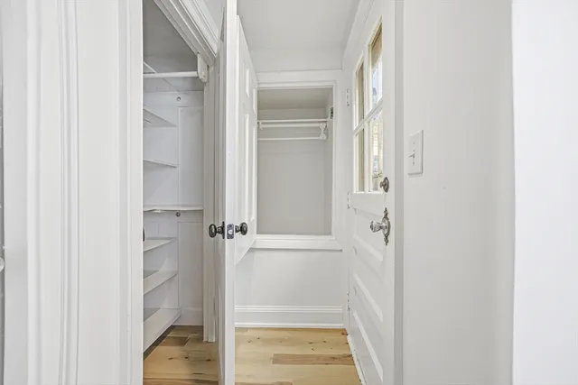 a bathroom with a tub