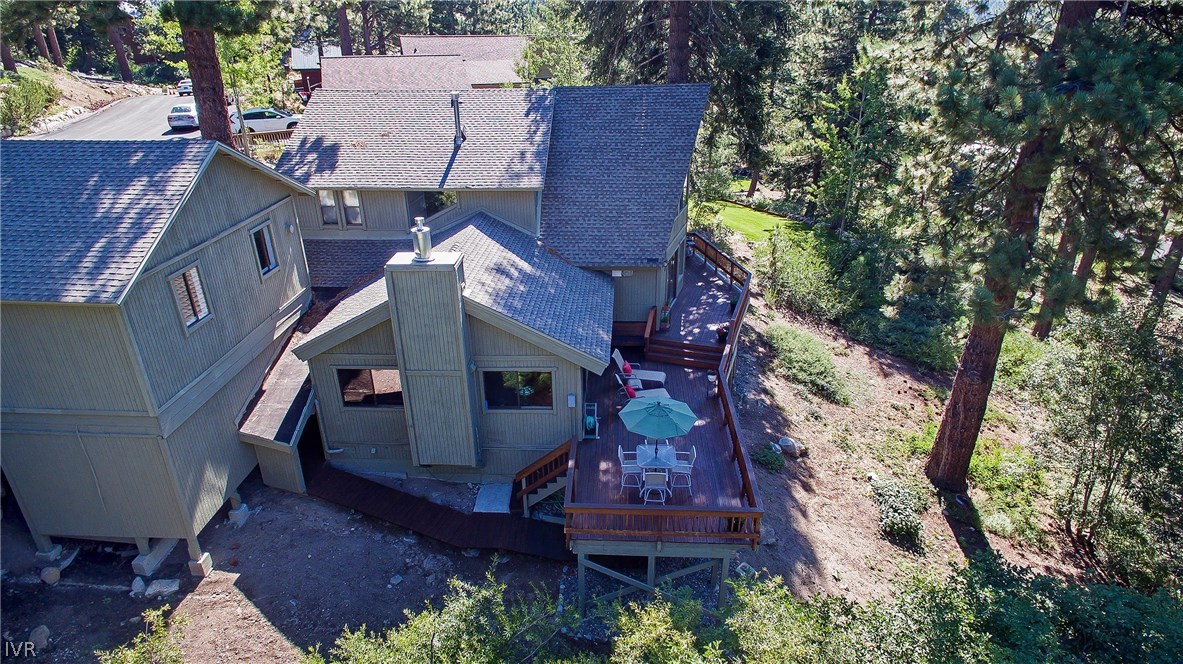 999 Apollo Way Incline Village, NV 89451 - Photo 30 of 33 an aerial view of a house with a yard and balcony