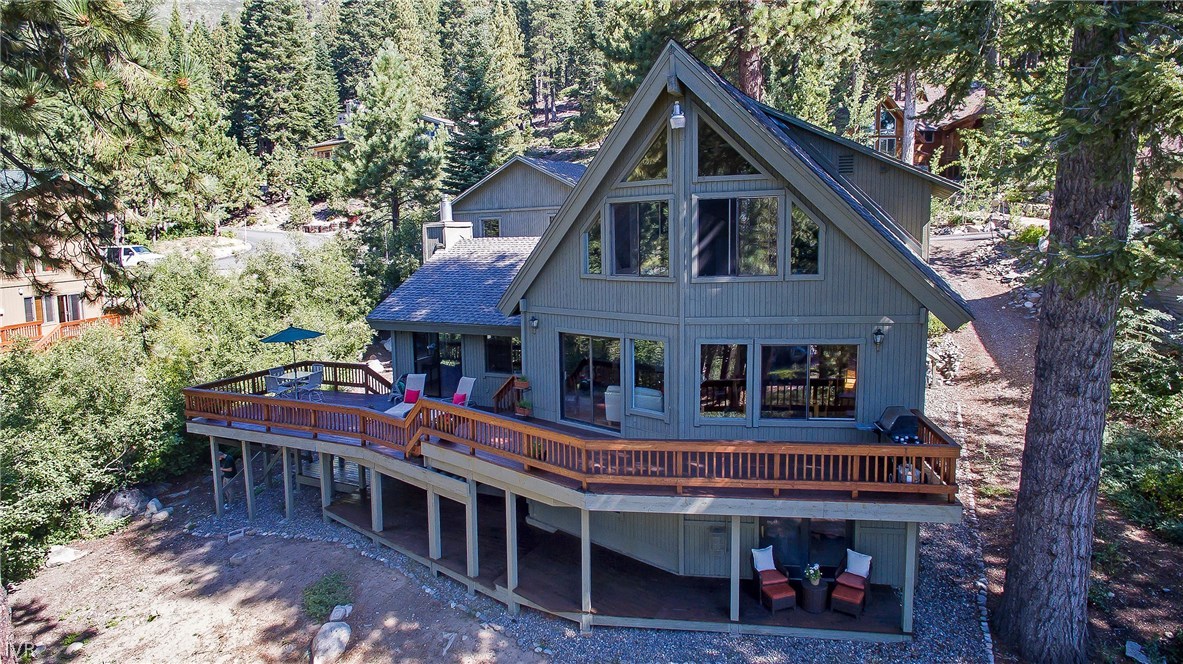 999 Apollo Way Incline Village, NV 89451 - Photo 33 of 33 a front view of a house with balcony and trees