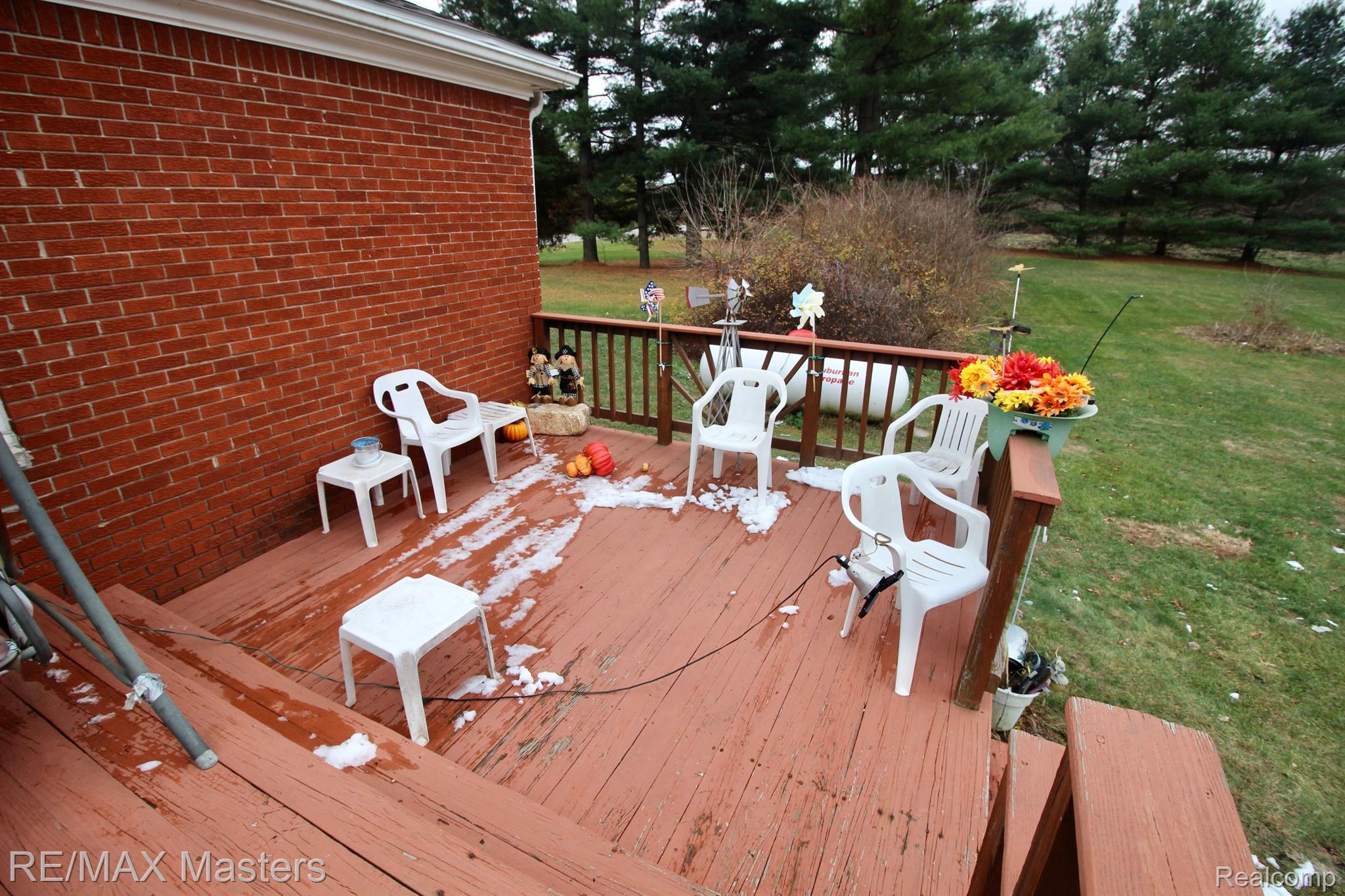 12527 Sumpter Road Carleton, MI 48117 - Photo 6 of 33 Commune with nature on your large back deck.