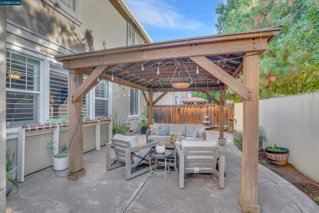 a outdoor space with patio