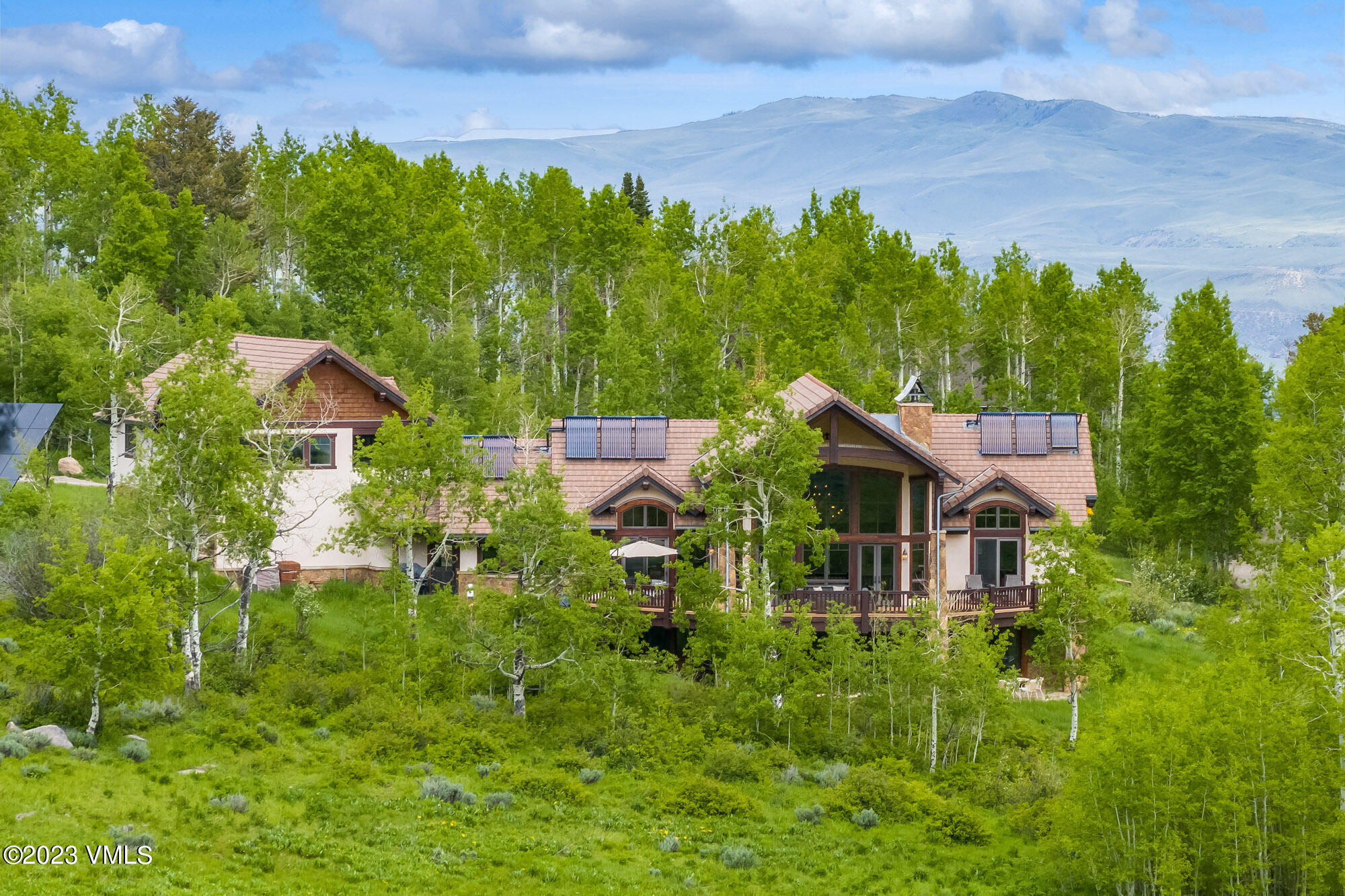 5458 Bellyache Ridge Road Wolcott, CO 81655 - Photo 48 of 63 an aerial view of a house with yard and outdoor space