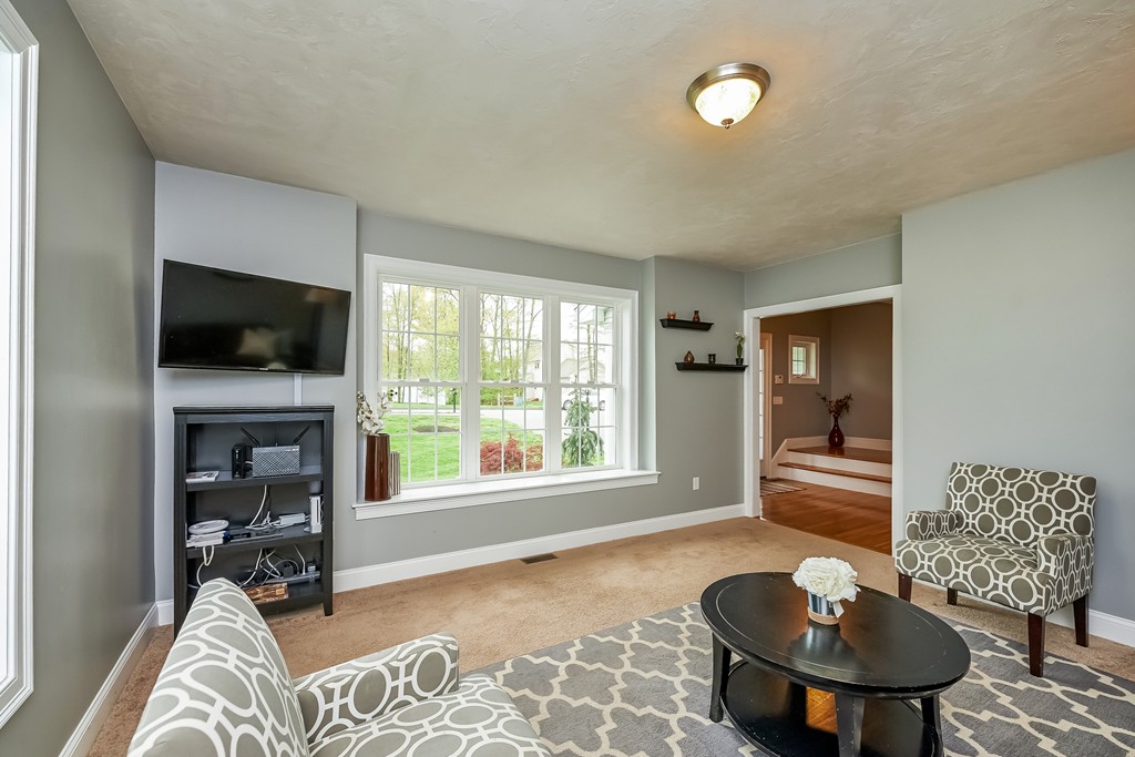 13 West Ledge Road Clinton, MA 01510 - Photo 6 of 30 a living room with furniture and a fireplace