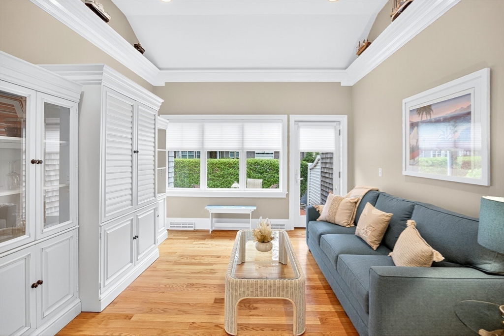 199 East Bay Road, Unit 13 Barnstable, MA 02655 - Photo 16 of 40 a living room with furniture and a large window