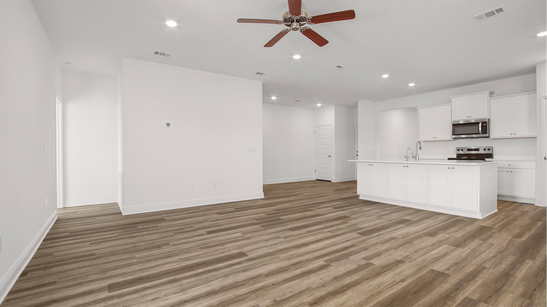 50 Foxtrail Run Freeport, FL 32439 - Photo 9 of 17 a view of a kitchen with a sink and wooden floor