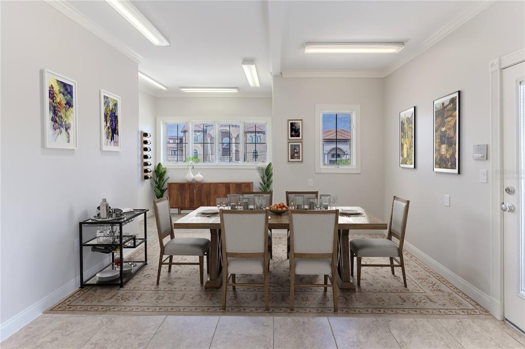 3073 Gulf Winds Circle Hernando Beach, FL 34607 - Photo 24 of 95 a view of a dining room with furniture
