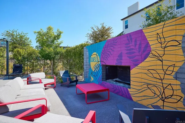 a view of outdoor space yard deck patio and outdoor seating