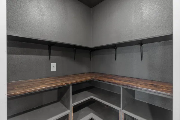 a view of storage and utility room