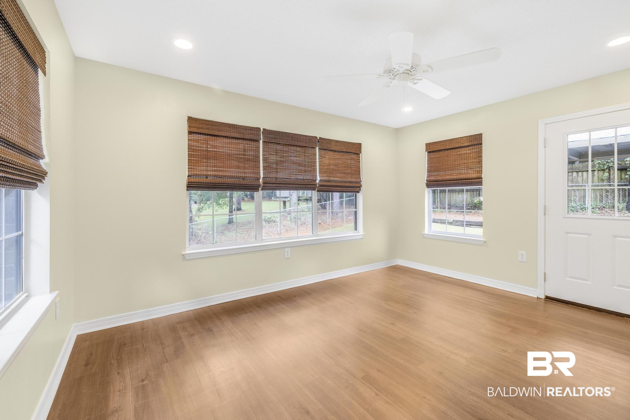 140 Hope Drive Daphne, AL 36526 - Photo 19 of 54 Spare room with wood finished floors, recessed lighting, and ceiling fan