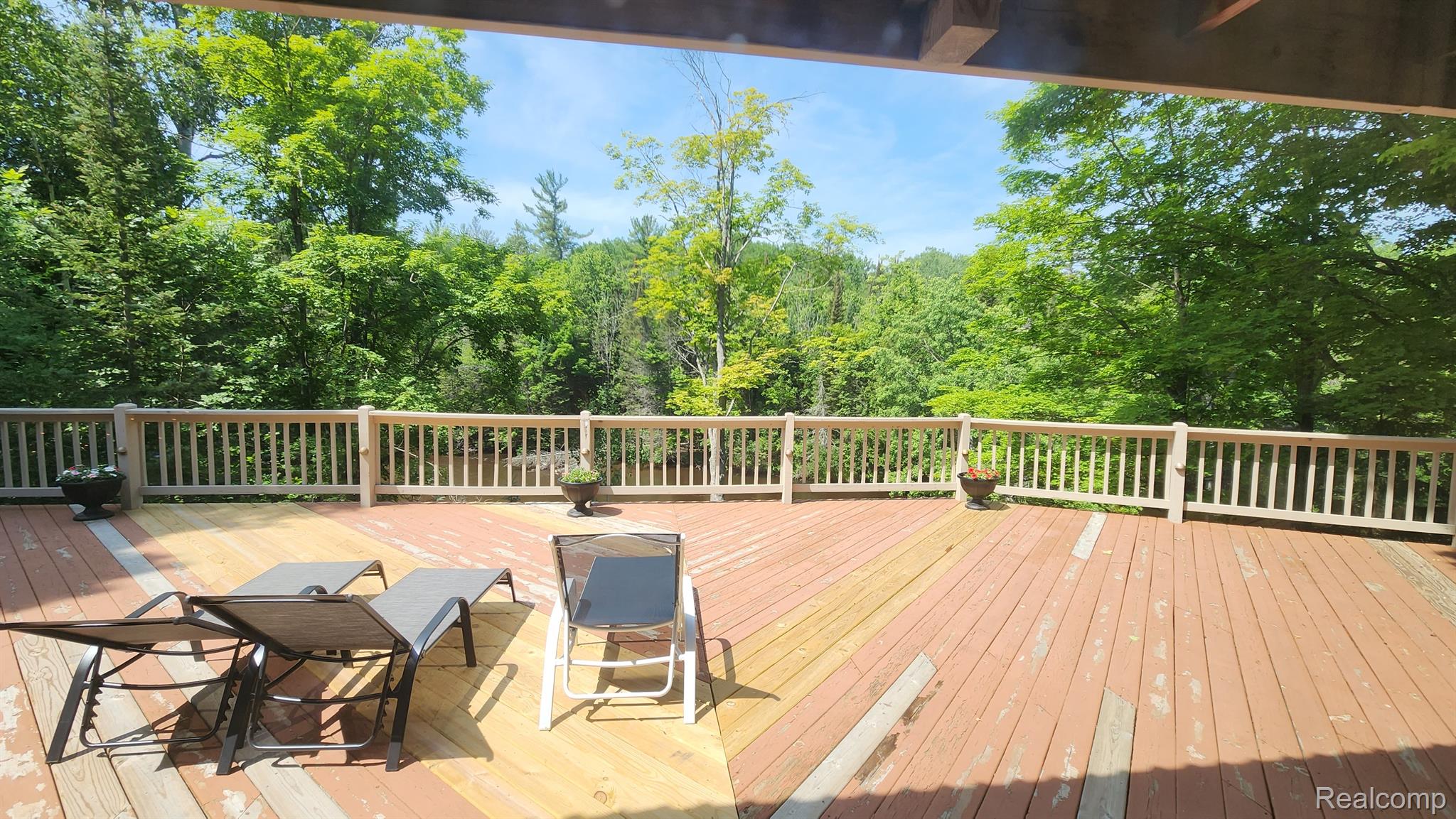8734 South County Line Road Onaway, MI 49765 - Photo 32 of 56 Deck view