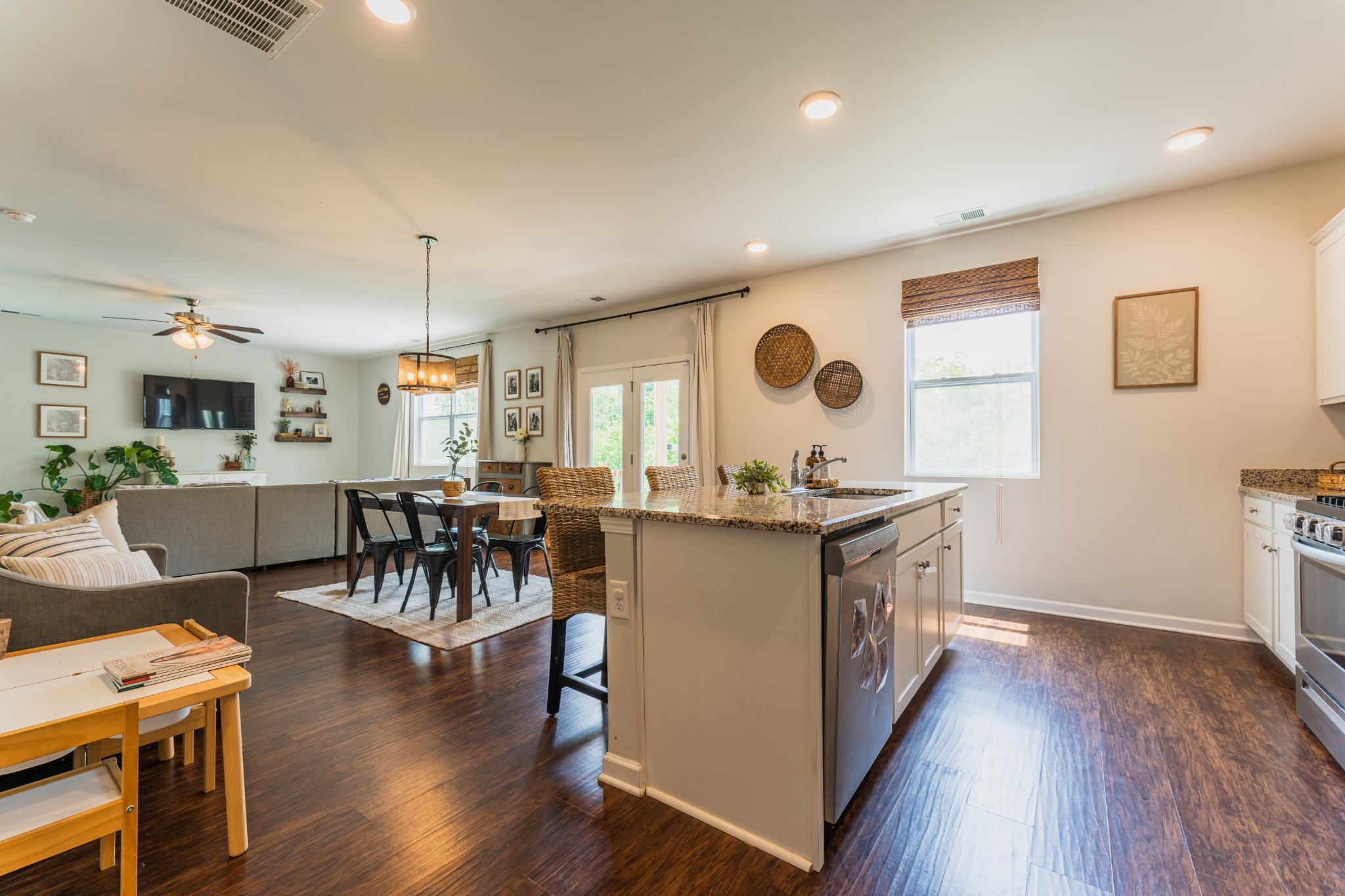 752 Prominence Road Columbia, TN 38401 - Photo 17 of 35 a kitchen with a sink cabinets and wooden floor