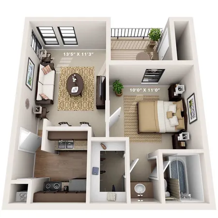 a view of living room with furniture and rug