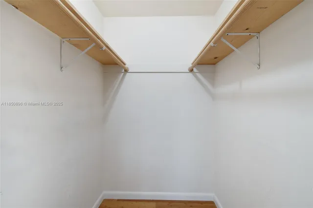 a view of walk in closet