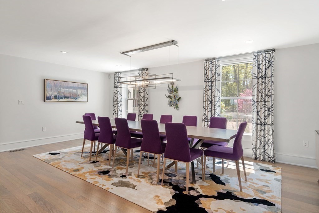 151 Forest Street Sherborn, MA 01770 - Photo 11 of 41 a view of a dining room with furniture window and wooden floor