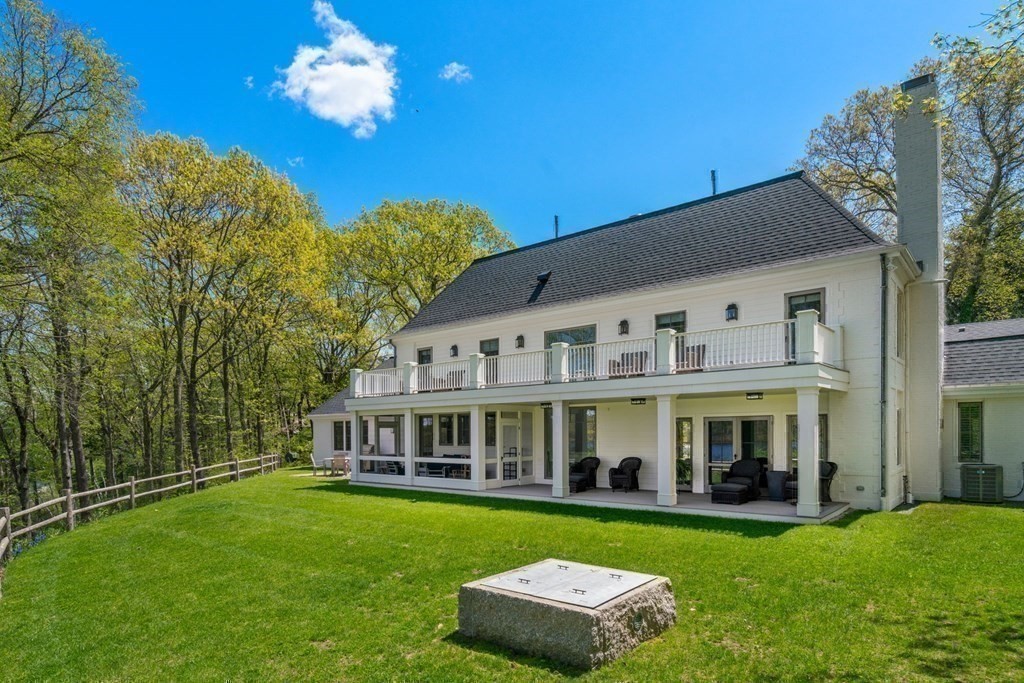 151 Forest Street Sherborn, MA 01770 - Photo 30 of 41 a view of an house with garden and swimming pool