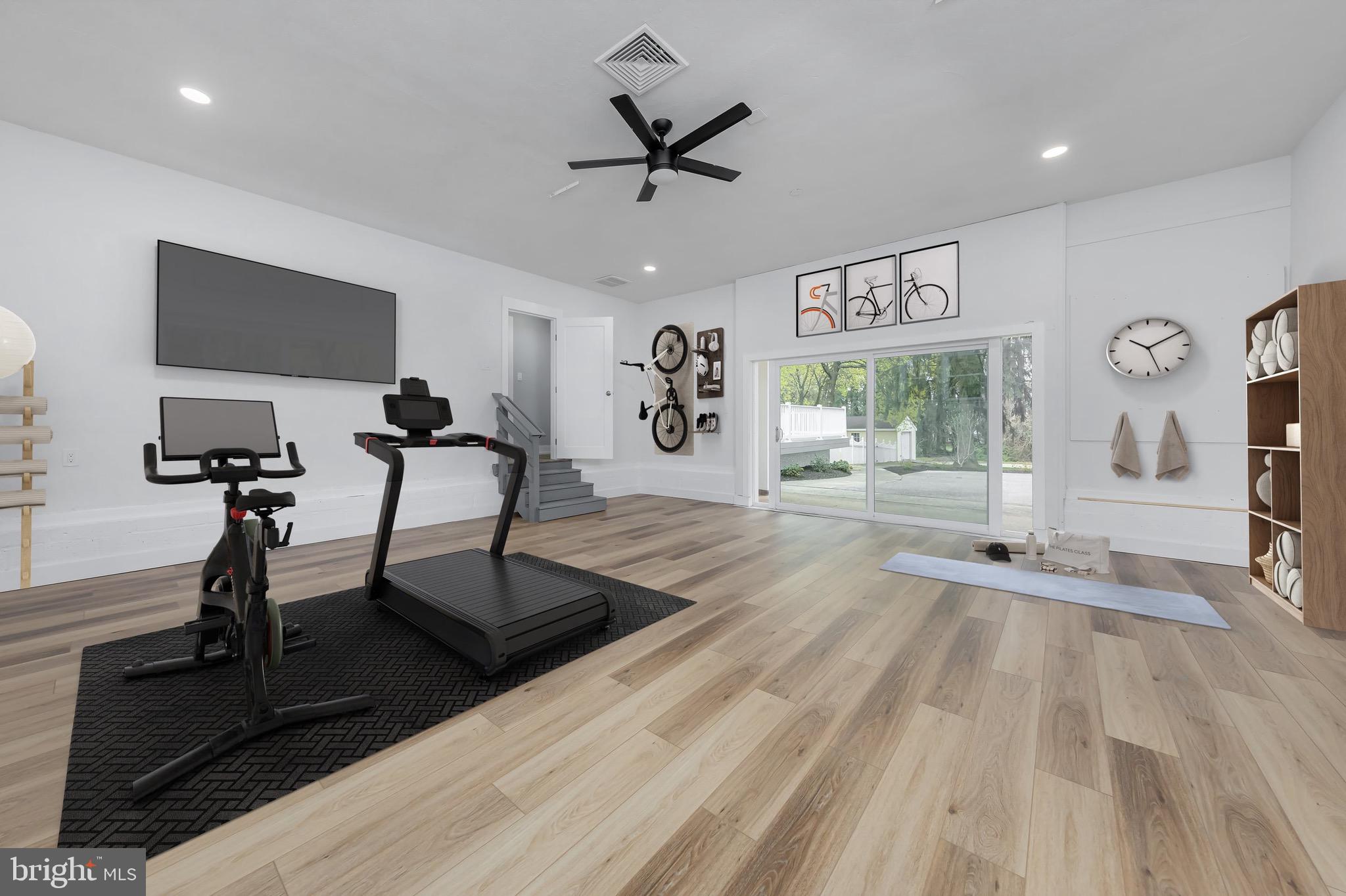 370 Ganttown Road Sewell, NJ 08080 - Photo 13 of 46 a view of a room with gym equipment