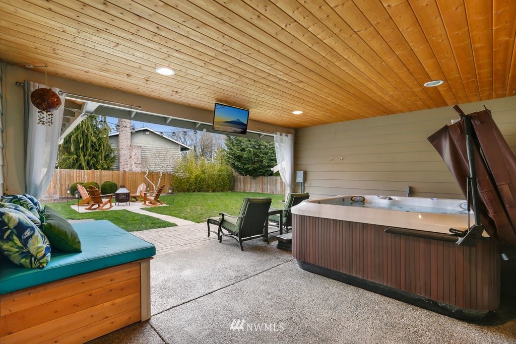 2329 Cedar Road Lake Stevens, WA 98258 - Photo 26 of 40 a view of a backyard with sitting area