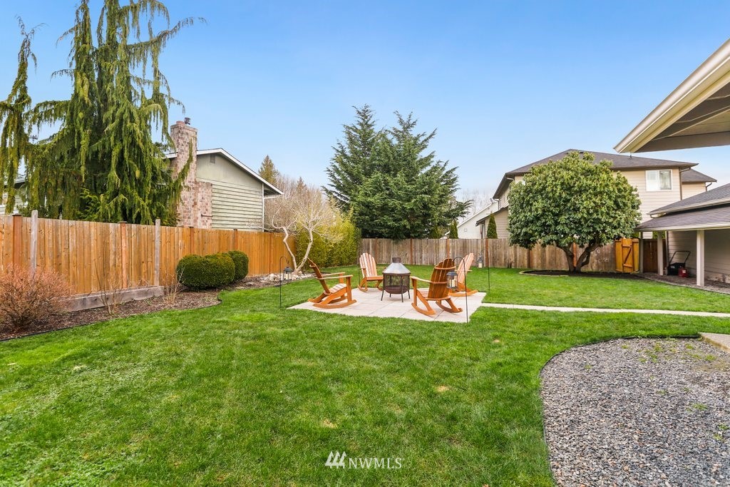 2329 Cedar Road Lake Stevens, WA 98258 - Photo 31 of 40 a view of a house with backyard and sitting area